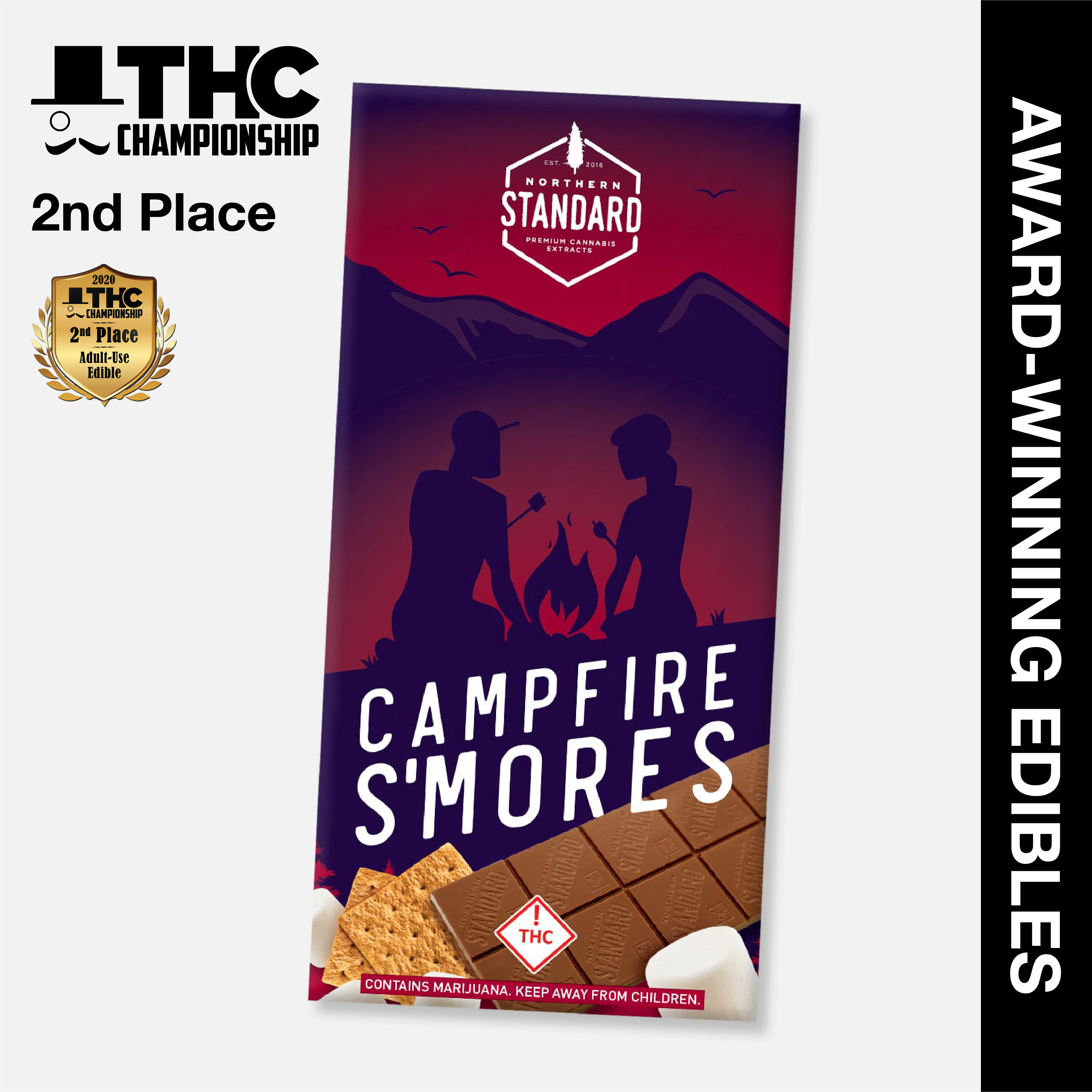 Campfire S'mores - THC Chocolate